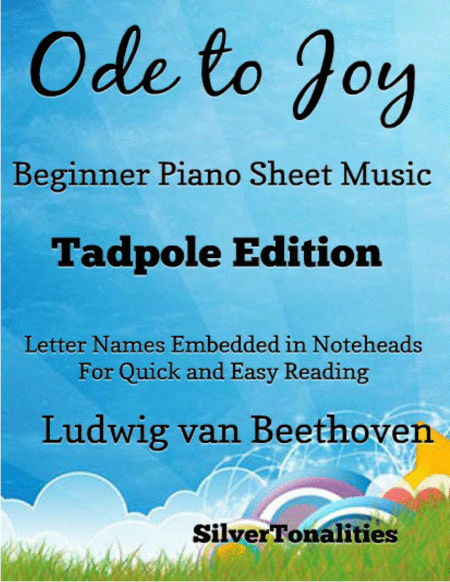 Free Sheet Music Ode To Joy Beginner Piano Sheet Music Tadpole Edition