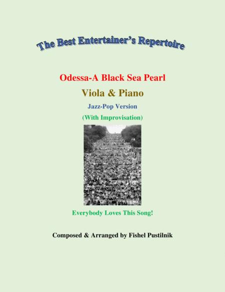 Free Sheet Music Odessa A Black Sea Pearl Piano Background For Viola And Piano Video