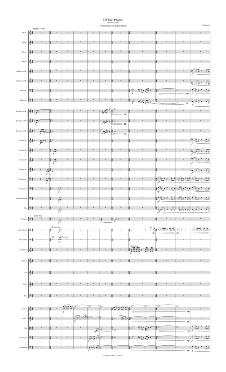 Free Sheet Music Of The People For Chorus And Orchestra