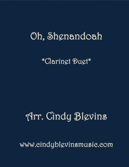 Oh Shenandoah For Clarinet Duet Sheet Music