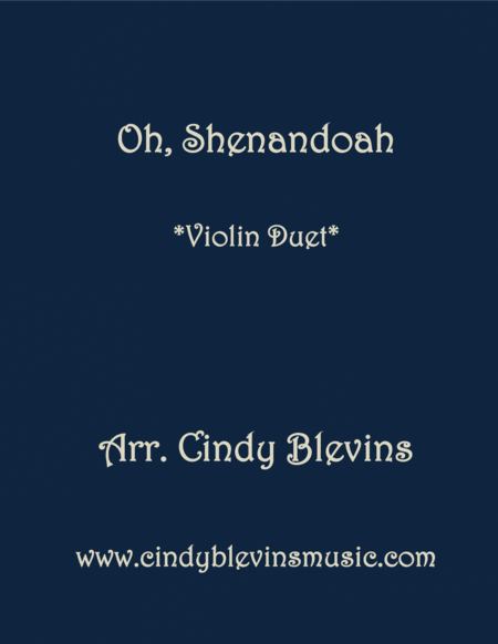 Oh Shenandoah For Violin Duet Sheet Music