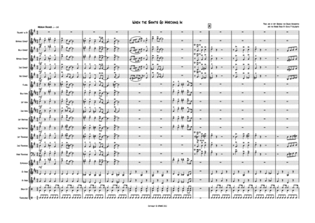 Oh When The Saints Brass Band Sheet Music