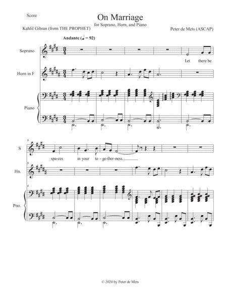 Free Sheet Music On Marriage