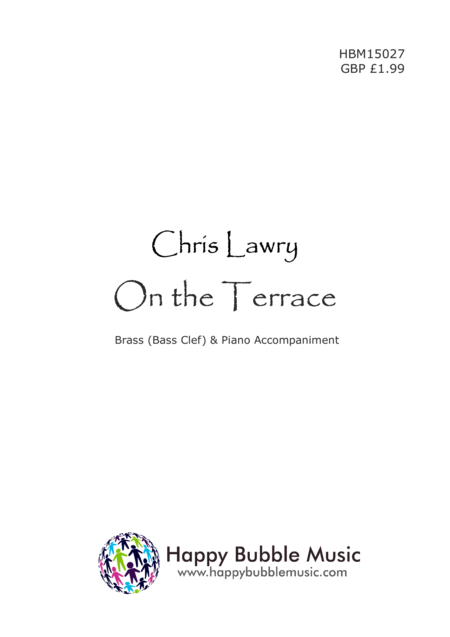 On The Terrace For Low Brass Bass Clef Piano From Scenes From A Parisian Cafe Sheet Music