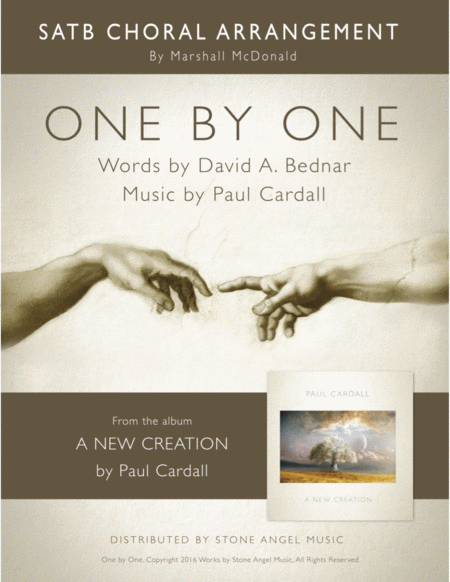 One By One Satb Paul Cardall David A Bednar Sheet Music