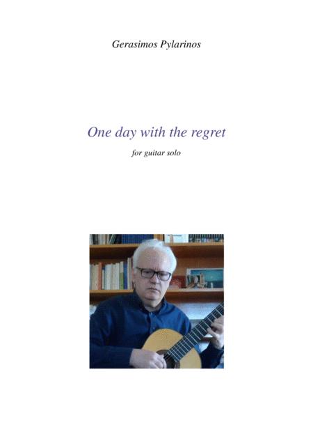 One Day With The Regret For Guitar Solo Sheet Music