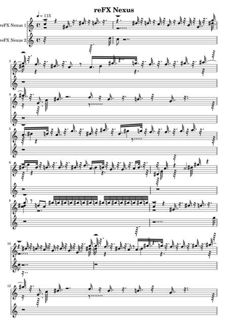 Free Sheet Music One In The Chamber String