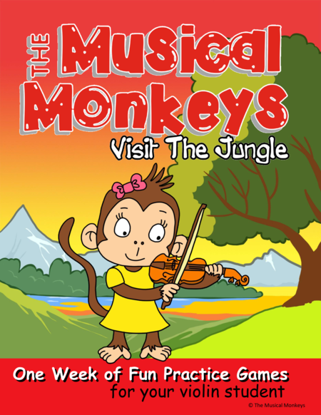 Free Sheet Music One Week Practice Fun For Young Violin Students Learn About Jungle Instruments