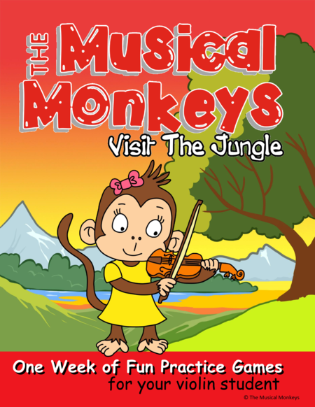 One Week Practice Fun For Young Violin Students Learn About Jungle Instruments Sheet Music