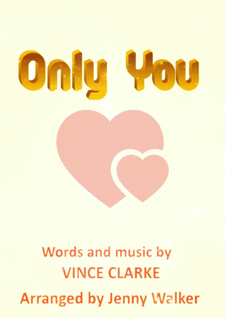 Only You By Yazoo The Flying Pickets Sheet Music