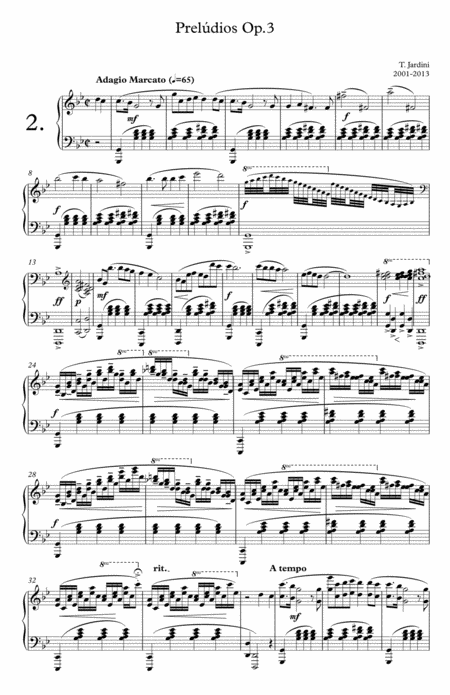 Op 3 Preludes Selection Of 6 Preludes Sheet Music