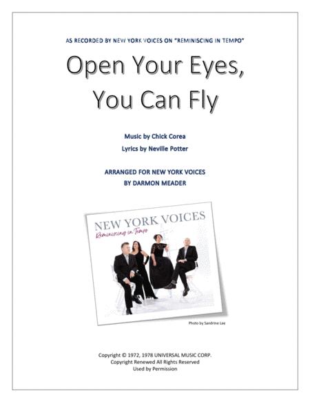 Free Sheet Music Open Your Eyes You Can Fly