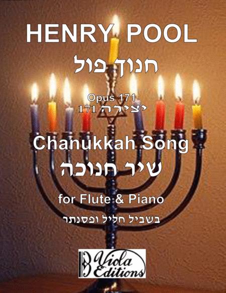 Free Sheet Music Opus 171 Chanukkah Song For Flute Piano In D La Score Parts