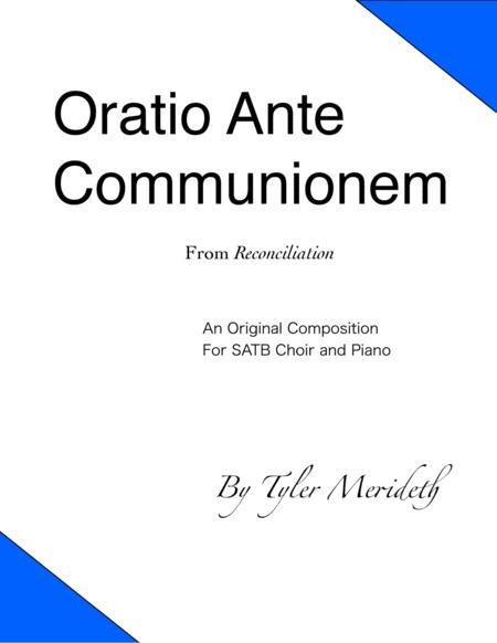 Oratio Ante Communionem From Reconciliation Sheet Music