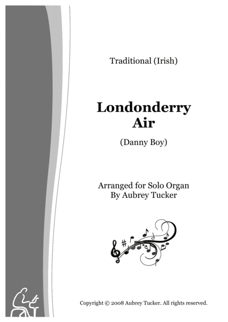 Free Sheet Music Organ Londonderry Air Oh Danny Boy Traditional Irish