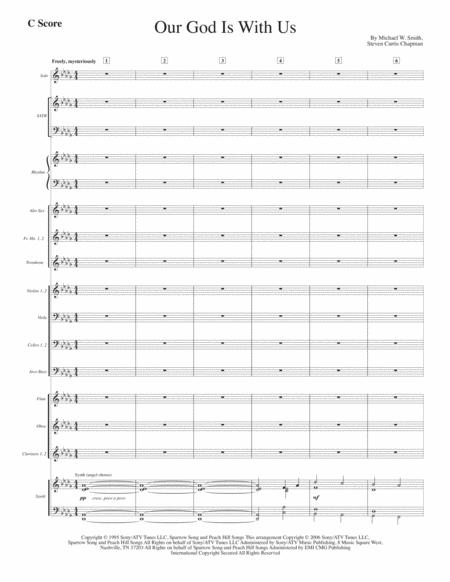 Free Sheet Music Our God Is With Us
