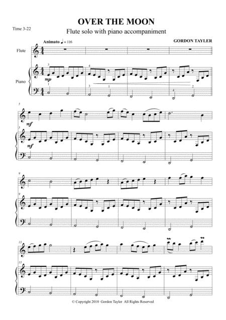 Free Sheet Music Over The Moon