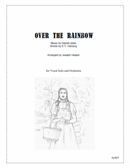 Over The Rainbow Vocal Solo And Orchestra Sheet Music