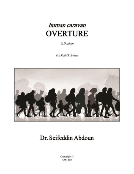 Overture Human Caravan Overture In D Minor Sheet Music