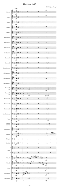 Overture In C Sheet Music