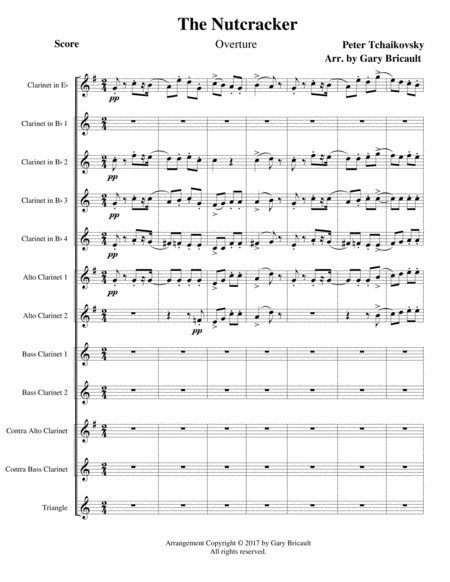 Overture The Nutcracker Sheet Music