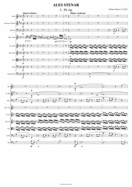 Free Sheet Music P Vg On My Way For Violin And Chamber Orchestra