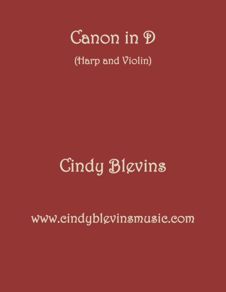 Pachelbels Canon Arranged For Harp And Violin Sheet Music