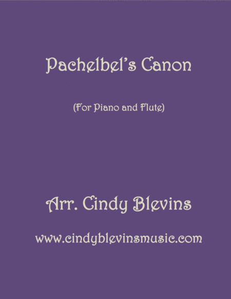 Pachelbels Canon In D In G Arranged For Piano And Flute Sheet Music