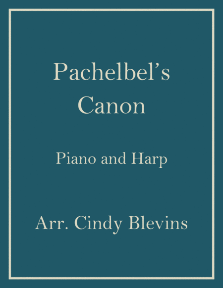 Pachelbels Canon Piano And Harp Duet Sheet Music