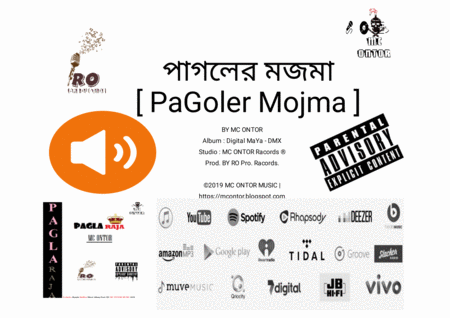 Pagoler Mojma By Mc Ontor Bangla Rap Song Sheet Music