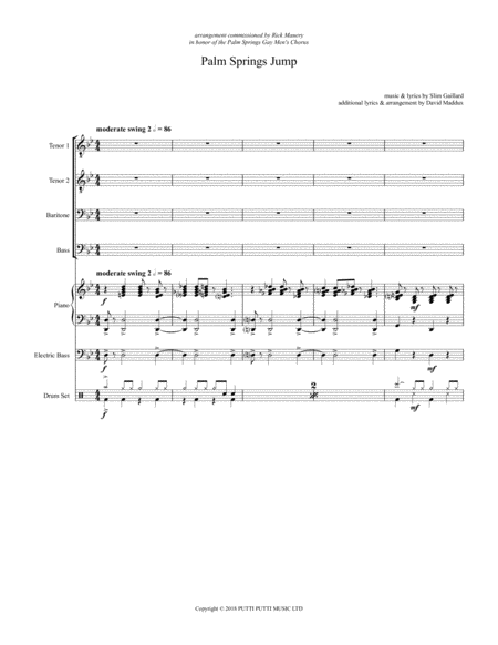 Palm Springs Jump Sheet Music