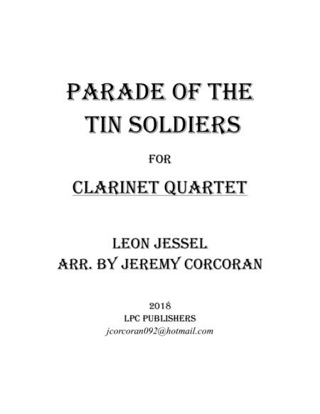 Free Sheet Music Parade Of The Tin Soldiers For Clarinet Quartet