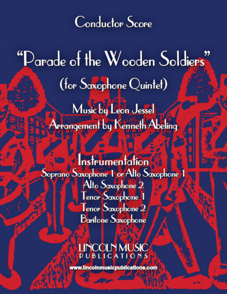 Parade Of The Wooden Soldiers For Saxophone Quintet Sattb Or Aattb Sheet Music