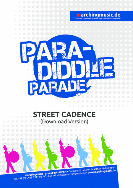 Paradiddle Parade Street Cadence Sheet Music