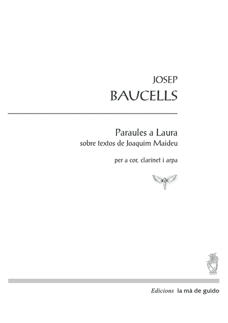 Free Sheet Music Paraules A Laura