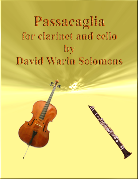 Free Sheet Music Passacaglia For Clarinet And Cello