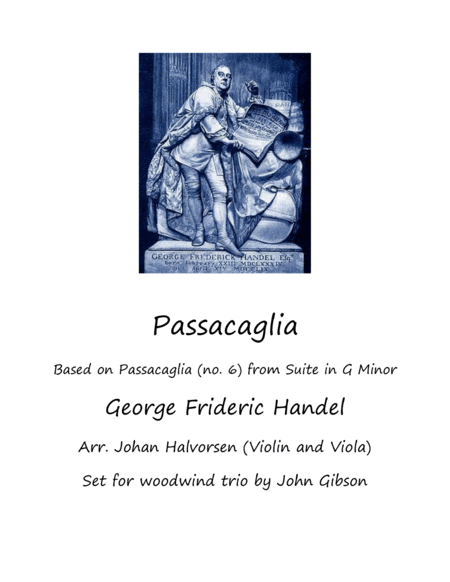 Passacaglia For Flexible Woodwind Trio Sheet Music