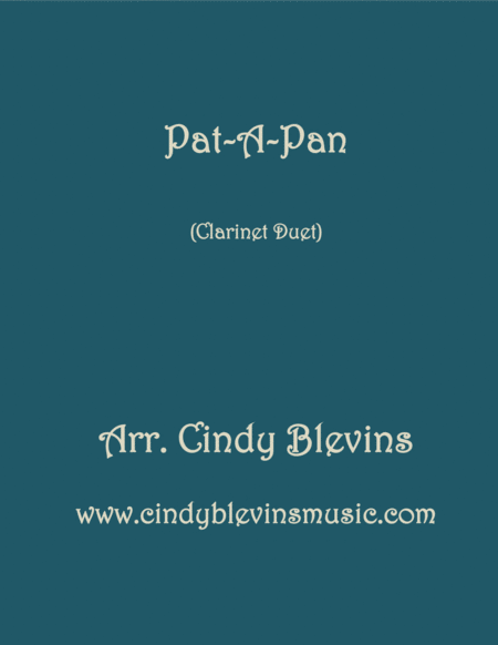 Pat A Pan Arranged For Clarinet Duet Sheet Music