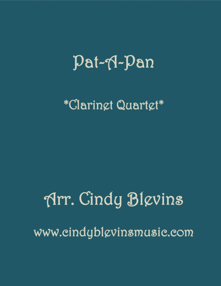 Pat A Pan For Clarinet Quartet Sheet Music