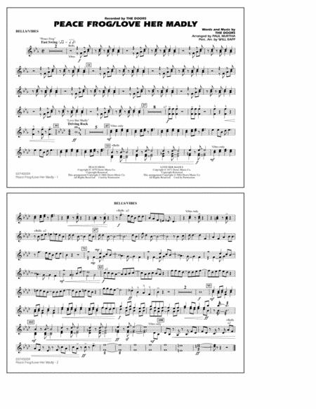 Peace Frog Love Her Madly Arr Paul Murtha Bells Vibes Sheet Music