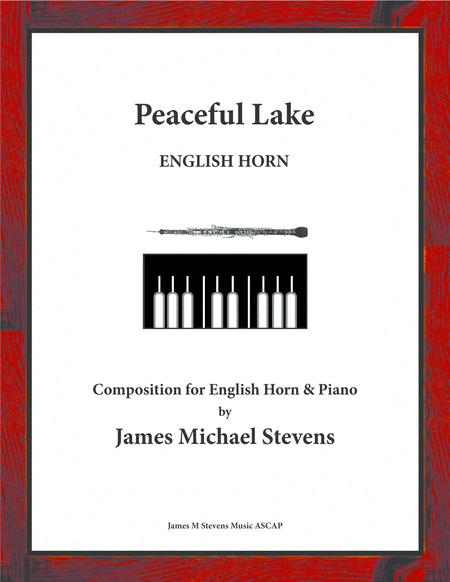 Free Sheet Music Peaceful Lake English Horn Piano