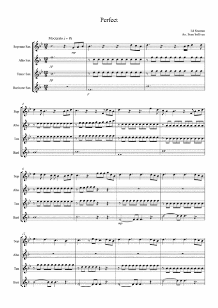 Free Sheet Music Perfect