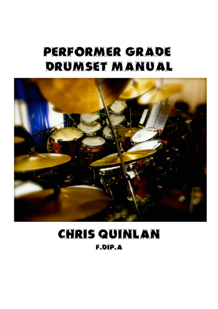 Free Sheet Music Performer Drumset Manual