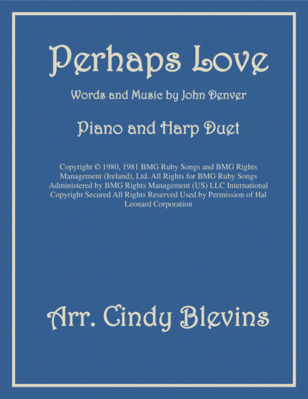 Perhaps Love Piano And Harp Duet Sheet Music