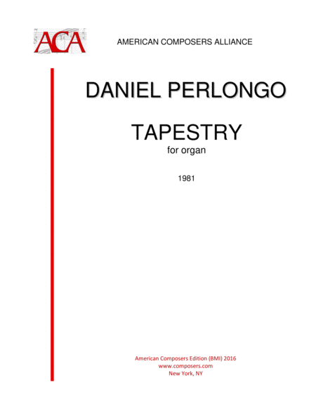 Free Sheet Music Perlongo Tapestry