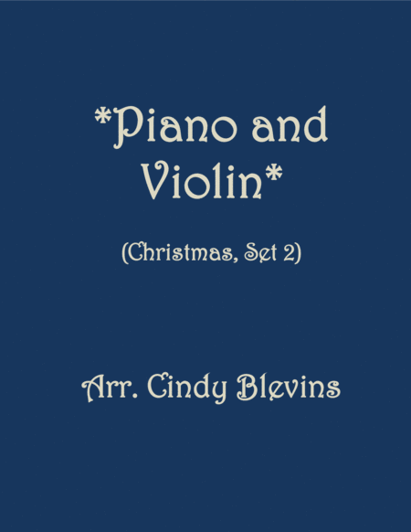 Free Sheet Music Piano And Violin For Christmas Set Two