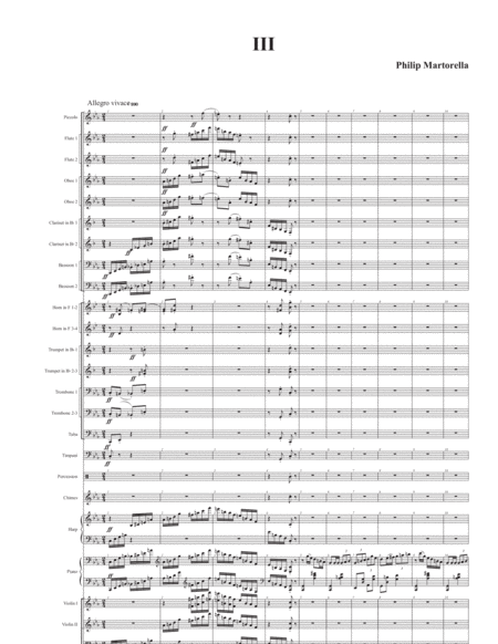 Piano Concerto In C Minor Movt 3 Sheet Music