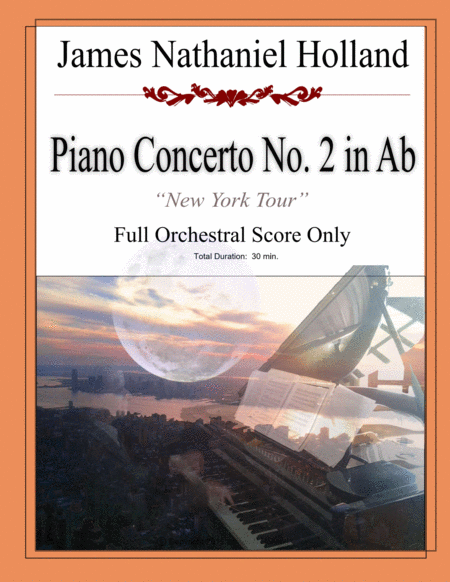 Piano Concerto No 2 In Ab New York Tour Full Score James Nathaniel Holland Sheet Music