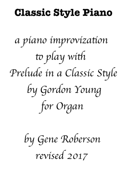 Free Sheet Music Piano Duet With Classic Organ