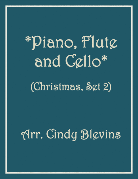 Piano Flute And Cello For Christmas Set Two Sheet Music